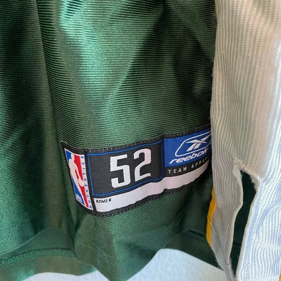 Gary Payton signed SuperSonics NBA autographed Basketball Jersey size 52
